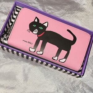 Marc Tetro Cat Wallet Pink and Black BNIB TL